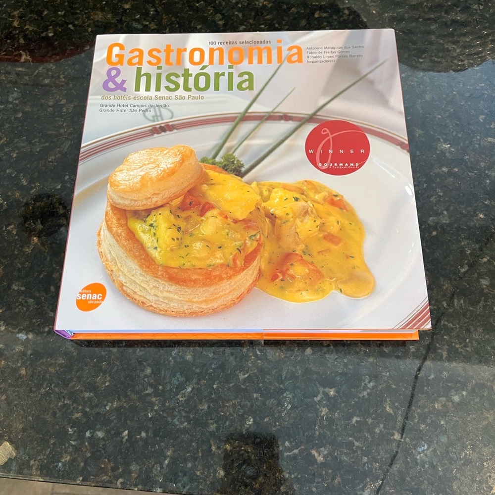 Gastronomia & História Cookbook - in Portuguese